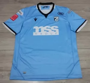 Cardiff Blues Rugby Home Shirt 2021/2022 - Macron 3XL Jersey XXXL Top 21/22 G5H - Picture 1 of 10
