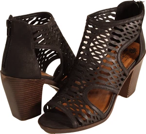 Jellypop Ophelia Womens Heeled Sandal Black US Size 9 - Picture 1 of 6