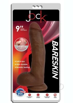 Jock Bareskin Dong con bolas 9 caramelo Foto 1 de 2