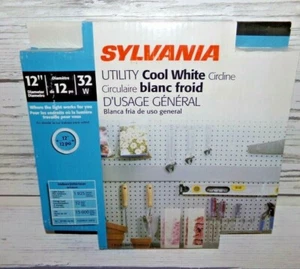 2- Sylvania FC12T9/CW Cool White Fluorescent 32 Watt T9 Circline Lamp Light Bulb - Picture 1 of 2