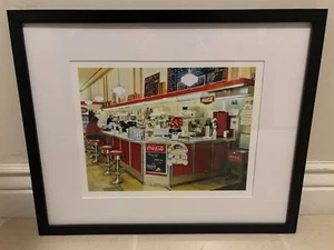 “Lunch At Woolworth” By Richard Begbie Photography Framed Art Rare Photo Last WW - Picture 1 of 6