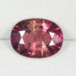 2,96 ct TOP LUSTROSO ROSA PARDUSCO TURMALINA NATURAL Ovalado Ver Vdo BL - Imagen 1 de 3