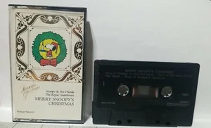 Snoopy & His Friends Royal Guardsmen: Merry Snoopy's Christmas  Rare Black Tape - Picture 1 of 5
