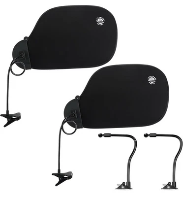 Sombra de mesa de escritório e sombra de cubículo: blocos de luz, escritório de trabalho ajustável - Imagem 1 de 4