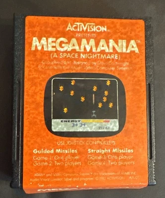 Atari 2600 Megamania Game Cartridge AX-017 - Image 1 of 3