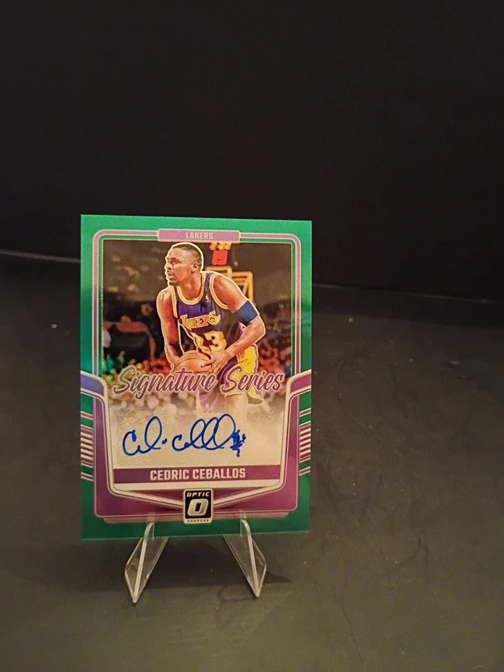 2024-25 PANINI DONRUSS ÓPTICA CEDRIC CEBALLOS SERIE FIRMA AUTÓGRAFO VERDE... Foto 1 de 2