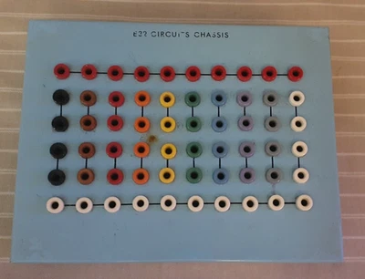 Chasis de circuito E32 de colección enchufe banana placa electrónica de experimento/proyecto Foto 1 de 4