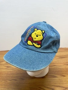 Rare Vintage Disney Winnie The Pooh denim hat - Picture 1 of 6