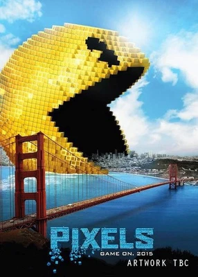 PIXELS DVD Adam Sandler Columbus Josh Gad MOVIE FILM Brand New Sealed UK R2 - Image 1 of 3