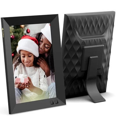 Smart Digital Picture Frame I 8 inch I Black I WiFi I Shared Family Playlists... - Image 1 of 4