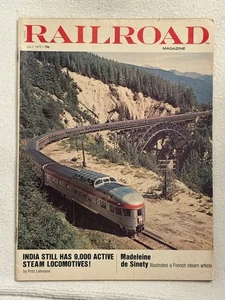 Railroad Magazine July 1972 Adventurous Railroading and Rail Hobbies Vol 91 No 3 - Picture 1 of 5