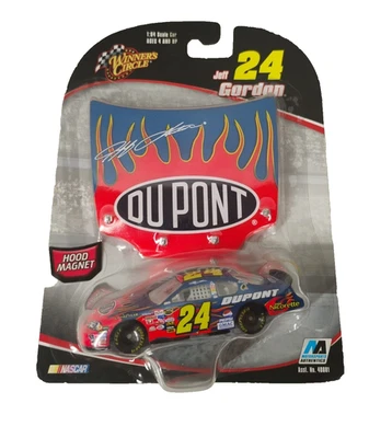 Jeff Gordon #24 Dupont Flames Nascar Diecast And Hood Magnet 1:64 scale Unopened - Image 1 of 3