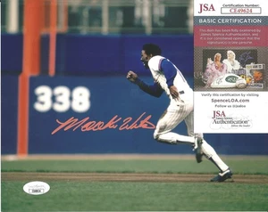 Mookie Wilson Signed Auto 8x10 Photo JSA COA New York Mets - Picture 1 of 2