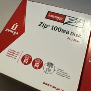 Genuine Iomega Zip Disk 100MB Factory Sealed Computer PC/Mac - Afbeelding 1 van 2