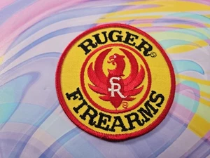 Vintage Ruger Firearms Yellow/Red Patch, 4'' - Picture 1 of 2