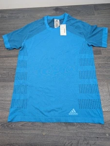 Adidas Ultra Light T Shirt - Mens Size Medium - Blue - Picture 1 of 11