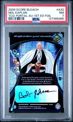 YAMAMOTO - KAPLAN 2008 Score Bleach Portal Auto /210 "Bob Johnson" PSA 7 Pop 7 - Image 1 of 2