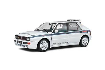 Lancia Delta HF Intergrale EVO 1 Martini 6 1/18 Scale Solido Model S1807804 - image 1 of 4