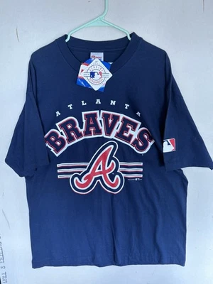 Camiseta Atlanta Braves Nueva con Etiquetas De Colección 1998 Hanes Heavy MLB Mercancía Genuina XL Foto 1 de 4