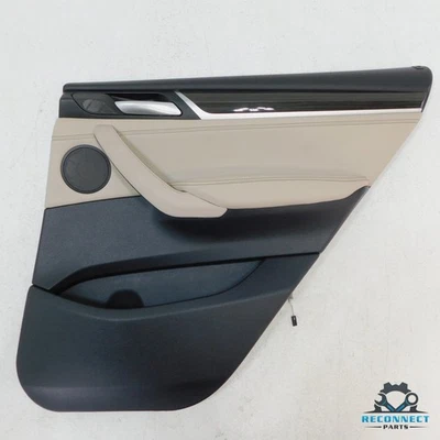 11-17 BMW X3 F25 Rear Right Passenger Leather Door Interior Trim Panel Cover OEM - Изображение 1 из 4