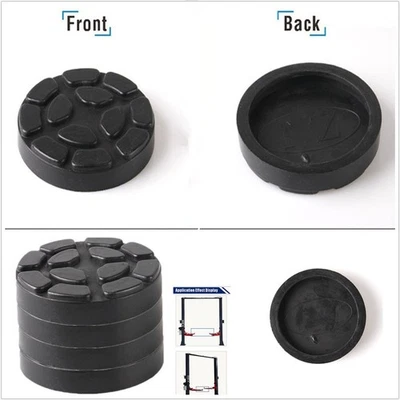 4 X 130 mm Redondo Coche Auto Camión Elevador Elevador Accesorios Almohadillas de brazo de goma Resistente Foto 1 de 4