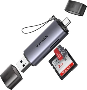 UGREEN Micro SD Card Reader USB C USB 3.0 to Memory Card Adapter for SD TF Micro - Picture 1 of 9