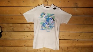 New Vintage Hawaii Diamond Dust Neon Tropical Fish Size L T-Shirt - Swanky Barn - Picture 1 of 12