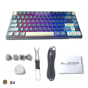 RK ROYAL KLUDGE R75 Wired Mechanical Keyboard with Volume Regler (Silver Switch) - Bild 1 von 15
