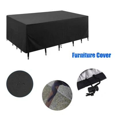 Garden Patio Furniture Cover Heavy Duty For Rattan Table Set Outdoor Table Chair - Image 1 of 4