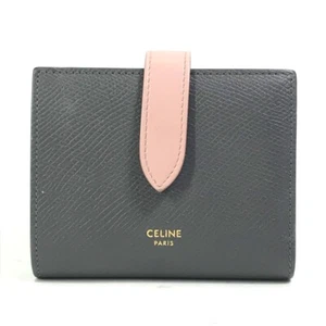 CELINE 10H263BRU.10GV Bicolor Small strap wallet Compact Trifold wallet - Bild 1 von 14