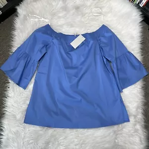HINSON WU SHIRT LENA OFF SHOULDER 3/4 SLEEVE SHIRT SIZE SMALL - Picture 1 of 6
