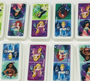 Disney Princess Dominoes Game Set All 28 Dominos