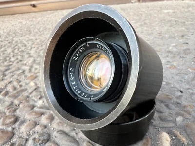 Jupiter-12 f2.8/35mm Vintage USSR Technical Special Wide Angle Lens No Diaphragm - Image 1 of 4
