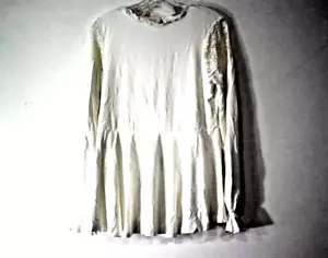 ASOS DESIGN SMOCK TOP PREMAMAN ALLATTAMENTO FODERATO CON PIZZO TAGLIA 6 CREMA - Foto 1 di 7