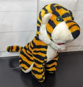 Vintage Tiger Plush Acme Tag 70s 80s Stuffed Animal Toy Retro Korea - Picture 1 of 5