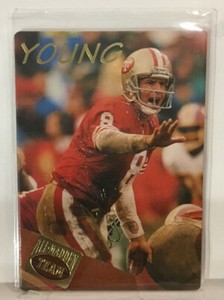 1994 ACTION PACKED, INC ALL-MADDEN TEAM STEVE YOUNG #3 49ERS MSK