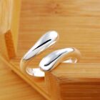 925 Silver Thumb Finger Band Adjustable Double Round Head Ring  Men