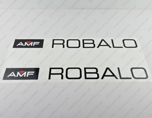 ROBALO AMF BOAT LOGO DECALS STICKERS Set of 2 23.5" LONG - Picture 1 of 5