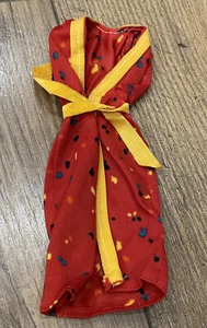 1980 Barbie Fashion Collectibles Red and Yellow Wrap Around Dress #1903 - Picture 1 of 5