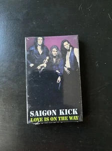 Sealed Saigon Kick Love Is On The Way Cassette Single 1992 - Picture 1 of 5
