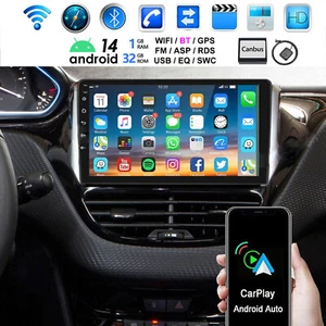 Für Peugeot 208/2008 2012-2018 10.1" Android 15 Autoradio GPS Navi WIFI CarPlay - Bild 1 von 13
