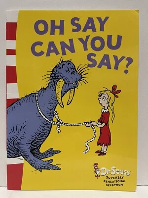 Oh Say Can You Say? by Dr. Seuss Children's Book Cat In The Hat (t02) - Image 1 of 4