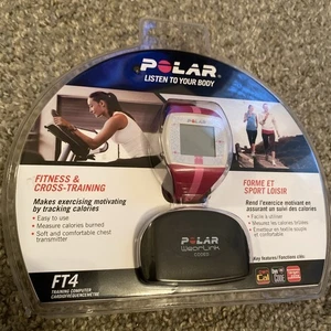 Polar FT4 Fitness & Cross-Training Heart Rate Monitor Watch Pink New Sealed READ - Picture 1 of 6