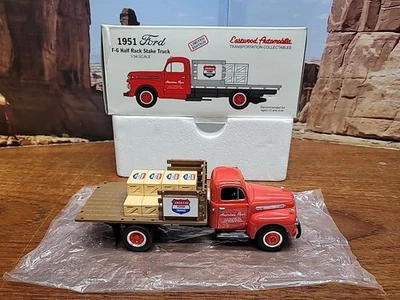 Eastwood Automobilia Die Cast 1/34 1951 Ford F-6 Half Rack State Truck American - Image 1 of 4