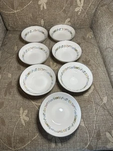 ROYAL DOULTON PASTORALE x6 Desert bowls small Fine Bone China H.5002 - Picture 1 of 2