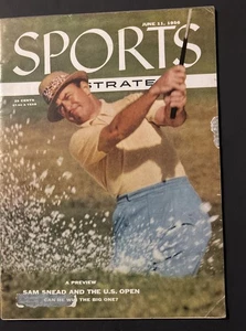 1956 JUNE 11 SPORTS ILLUSTRATED MAGAZINE - SAM SNEAD COVER - U. S. OPEN - Picture 1 of 5