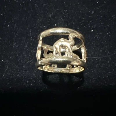 14k Gold Camel Ring From Dubai Size 6 -4.15 Grams - Image 1 of 4