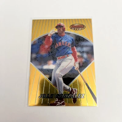 1996 Bowman's Best Juan Gonzalez #58 Texas Rangers - Image 1 of 2
