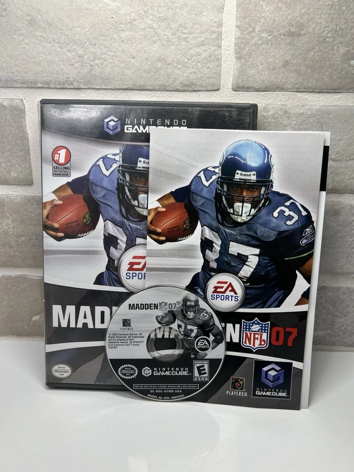 Madden NFL 07 - Nintendo GameCube - TESTED Cib Complete In Box - Image 1 of 4