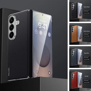 Funda protectora con bisagra magnética de cuero plegable 7 para teléfono Samsung Galaxy Z - Imagen 1 de 13